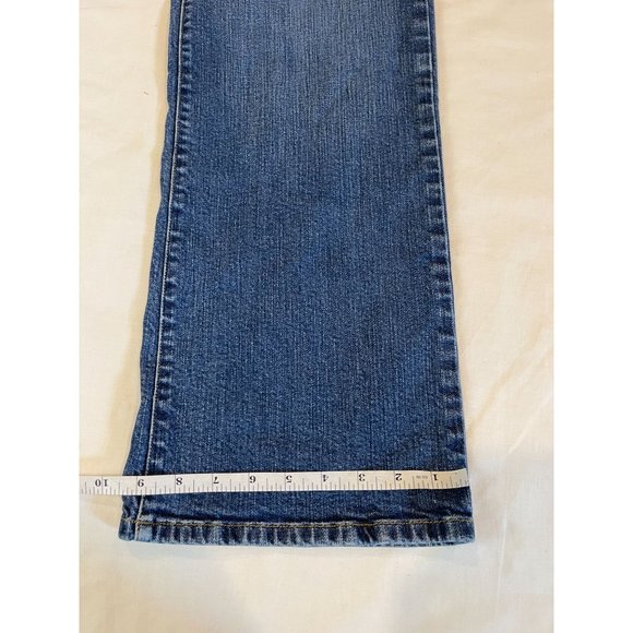 Lands End Women Vintage 1980s Jeans Boot Cut Original Fit Classic Waist Blue 16P - Picture 3 of 9